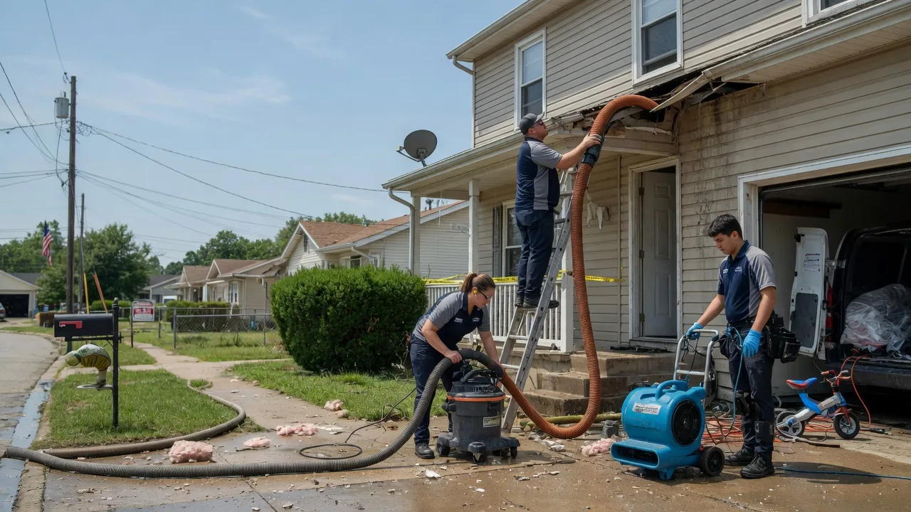 Water Damage Restoration in Branchville, IN near me